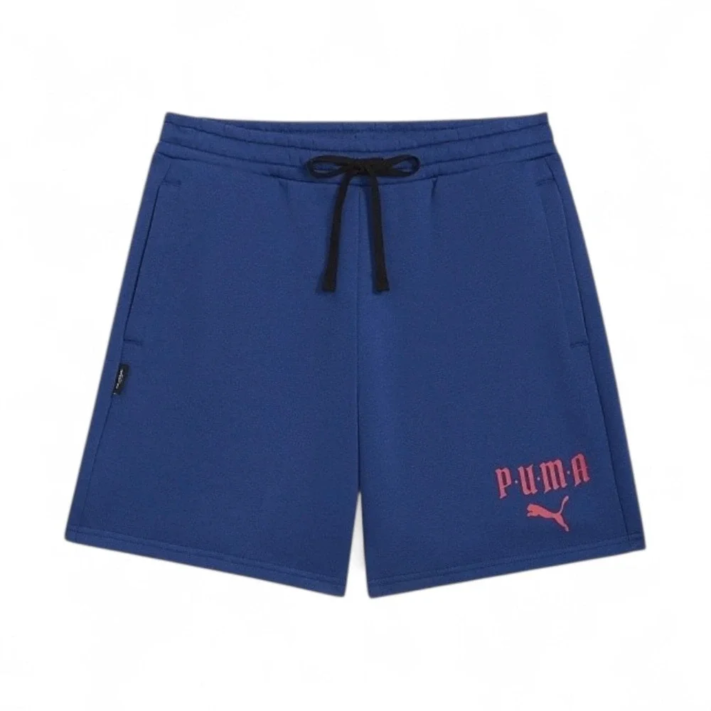 Puma Classics Play Paris Shorts Men's XXL Clyde Royal‎ Blue Fleece 628919-17 NEW